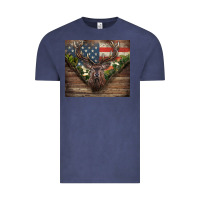 Vintage Denim usa deer hunting Vintage Tee - CowGirlArtShop