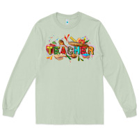 Matcha Cinco de mayo Teacher Long Sleeve Tee - FaDigitalArtStudio