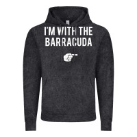 Vintage Black I_m With Barracuda Halloween Costume Party Matching Vintage Hoodie - longCreatives