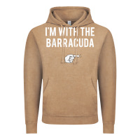 Vintage Coffee I_m With Barracuda Halloween Costume Party Matching Vintage Hoodie - longCreatives