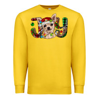 Lemon christmas chihuahua joy Premium Sweatshirt - BarkalooDesign