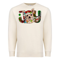 Sandshell christmas chihuahua joy Premium Sweatshirt - BarkalooDesign