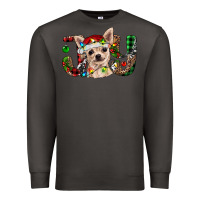 Smoke christmas chihuahua joy Premium Sweatshirt - BarkalooDesign