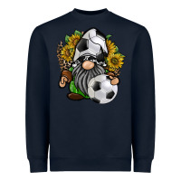Navy soccer gnome Heavyweight Sweatshirt - RacoonDesign