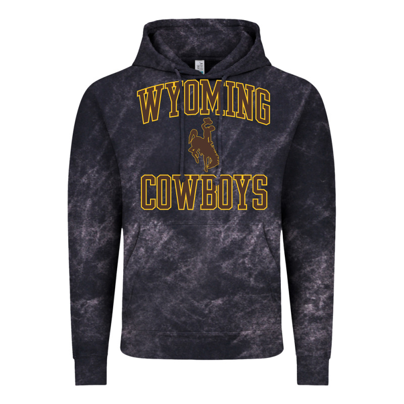 Wyoming Cowboys Men's Apparel Gameday Arch Over Cowboys Sweat Vintage Hoodie by longCreatives | Teevron