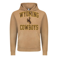 Vintage Camel Wyoming Cowboys Men's Apparel Gameday Arch Over Cowboys Sweat Vintage Hoodie - longCreatives