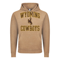 Vintage Coffee Wyoming Cowboys Men's Apparel Gameday Arch Over Cowboys Sweat Vintage Hoodie - longCreatives