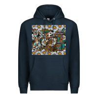 Navy Easter Premium Hoodie - CowhideDigitalArt
