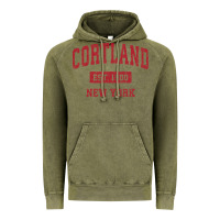 Vintage Olive Cortland New York NY Vintage Sports Design Red Design Sweat Vintage Hoodie - longCreatives