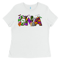 White Halloween CNA Certified Nursing Assistant Ladies Tee - NancyCooperArtShop