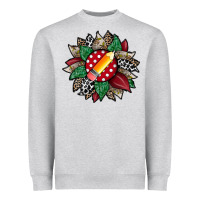Heather Grey teacher sunflower Heavyweight Sweatshirt - RacoonDesign