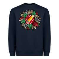 Navy teacher sunflower Heavyweight Sweatshirt - RacoonDesign