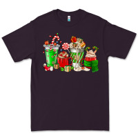 Plum Christmas coffee cup Premium Tee - NancyCooperArtShop