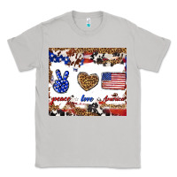 Moon Dust peace love america Classic Tee - TumblerDesignByShophia