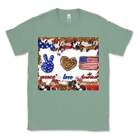 Sage peace love america Classic Tee - TumblerDesignByShophia