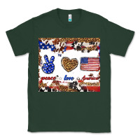 Sports Green peace love america Classic Tee - TumblerDesignByShophia