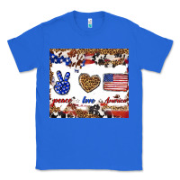 True Royal peace love america Classic Tee - TumblerDesignByShophia