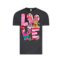 Vintage Black Love Valentine's Day Vintage Tee - HowdyJamesFarm