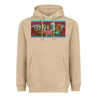Mushroom western nurse with medical  symbol caduceus and arrow license plate te Heavyweight Hoodie - BarkalooDesign