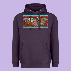 Western Nurse With Medical  Symbol Caduceus And Arrow License Plate Te Heavyweight Hoodie Designed By Barkaloodesign