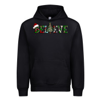 Black believe Christmas tree Urban Hoodie - AdoDesignShop