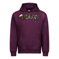 Mauve Wine believe Christmas tree Urban Hoodie - AdoDesignShop