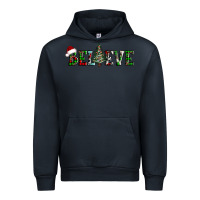 Navy believe Christmas tree Urban Hoodie - AdoDesignShop
