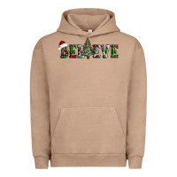 Pigment Burro believe Christmas tree Urban Hoodie - AdoDesignShop