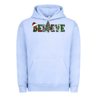 Pigment Grape Ice believe Christmas tree Urban Hoodie - AdoDesignShop