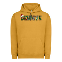 Pigment Peanut Butter believe Christmas tree Urban Hoodie - AdoDesignShop
