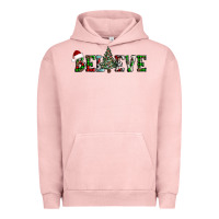 Pigment Salmon believe Christmas tree Urban Hoodie - AdoDesignShop