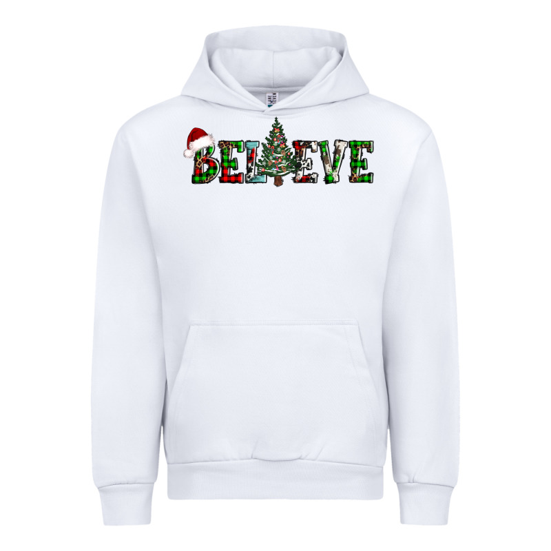 Believe Christmas Tree Urban Hoodie by AdoDesignShop | Teevron