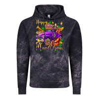 Cloud Black happy mardi gras truck olivia Vintage Hoodie - OliviaCreatesArt