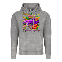 Cloud Rock happy mardi gras truck olivia Vintage Hoodie - OliviaCreatesArt