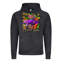 Vintage Black happy mardi gras truck olivia Vintage Hoodie - OliviaCreatesArt