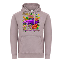 Vintage Zinc happy mardi gras truck olivia Vintage Hoodie - OliviaCreatesArt