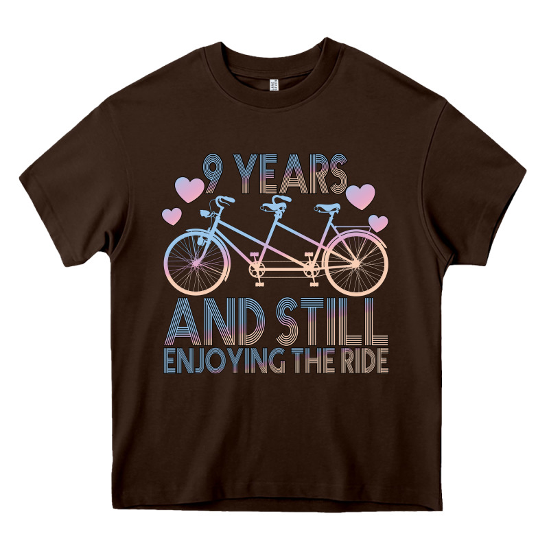 9 Years And Still Enjoying The Ride Heavy Core Tee by Bettercallsaul | Teevron