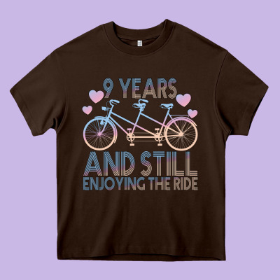 9 Years And Still Enjoying The Ride Heavy Core Tee Designed By Bettercallsaul
