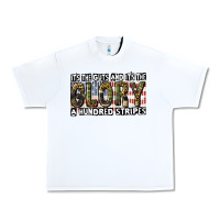 White Its the guts and its the glory 4th of july Urban Heavy Tee - CowGirlArtShop