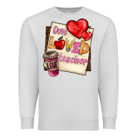 Dove Grey one loved teacher Premium Sweatshirt - BarkalooDesign