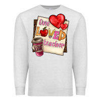 Oatmeal Heather one loved teacher Premium Sweatshirt - BarkalooDesign