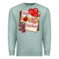 Seafoam one loved teacher Premium Sweatshirt - BarkalooDesign
