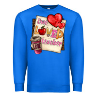 True Royal one loved teacher Premium Sweatshirt - BarkalooDesign