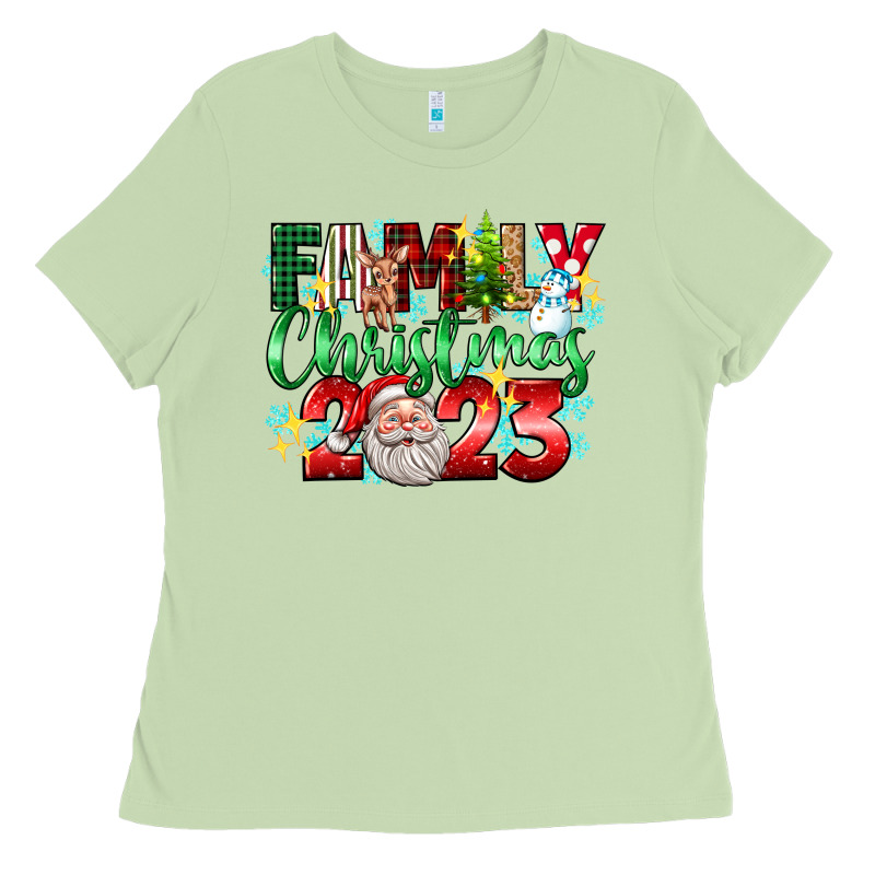 Family Christmas 2023 Ladies Tee by texasbilliewilder | Teevron