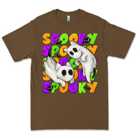 Cacao Spooky with Ghost Cats Premium Tee - texasbilliewilder
