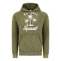 Vintage Olive Mallorca Squad Beach Summer Surfing Swimming Travel Vacation Vintage Hoodie - longCreatives
