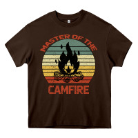 Chocolate Brown Master Of The Camfire Heavy Core Tee - Bettercallsaul
