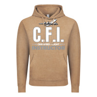 Vintage Coffee CFI CFI Certified Flight Pilot Gift CFI Flying Instructor Vintage Hoodie - longCreatives