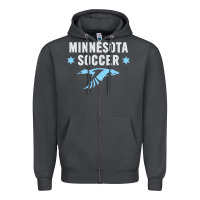 Smoke Minnesota Soccer Fan Gear  FC , United T Zipper Hoodie - longCreatives