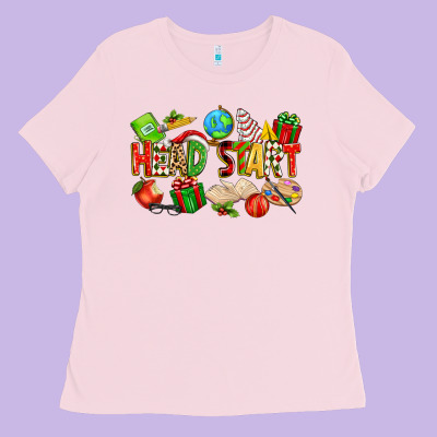 Christmas Head Start Ladies Tee Designed By Texasbilliewilder